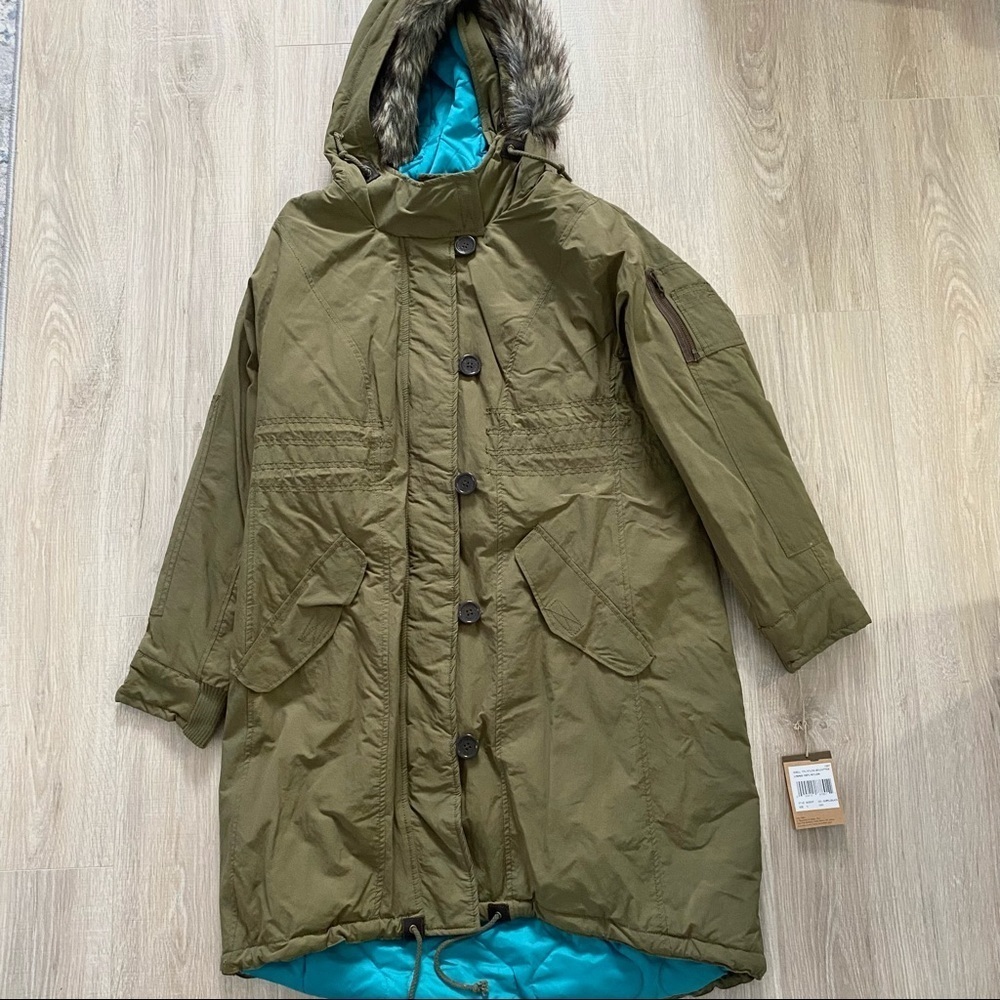 Spiewak & Sons Army Green Norwich Longline Parka Sz L & XL